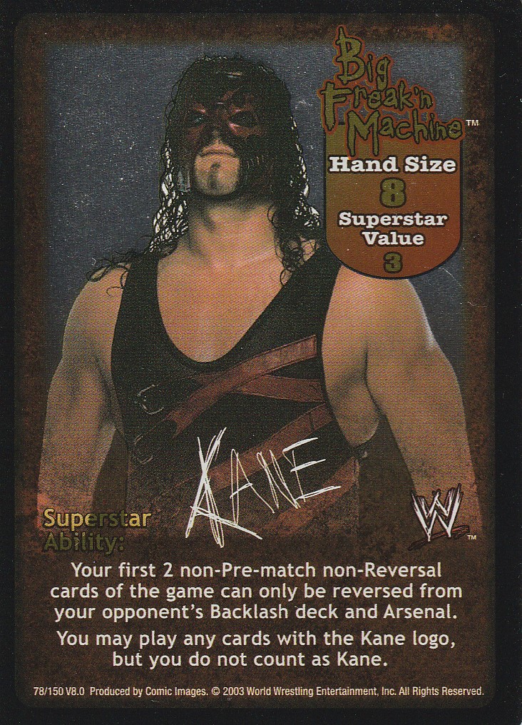 Big Freakn Machine (Kane) Superstar Card